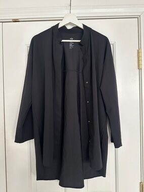 ADAY Something Borrowed Black Blazer Jacket L